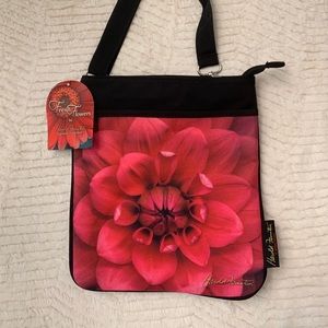 Crossbody with Harold Feinstein Pink Flower Photo